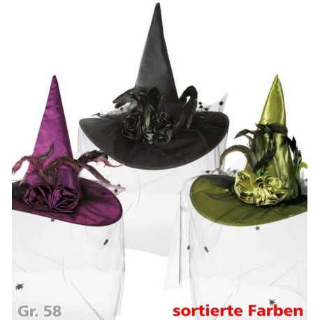FRIES - Hexenhut Luxus, sort. Farben, Gr. 58 cm