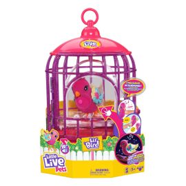 LITTLE LIVE PETS Lil Bird & Vogelkäfig - Tiara Twinkles