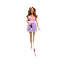 Barbie Fashionista Doll - Purple Ruffle Skirt