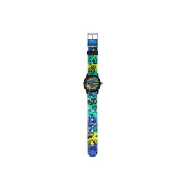 Ki.Uhr Textil Graffitti blau grün (4)