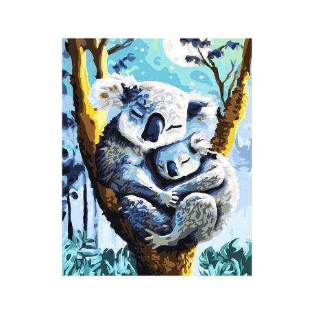Malen nach Zahlen - Koala mit Baby
