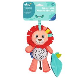 Ravensburger 4850 Play+ Rassel-Löwe, Kuscheltier mit Rassel, Clip zum Befestigen, Zahnungshilfe, Baby-Spielzeug ab 0 M