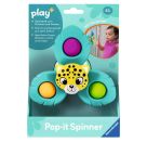 Ravensburger 4868 Play+ Pop-it Spinner: Leopard, Saugnapf-Spielzeug, Silikon-Spielzeug, Baby-Spielzeug ab 6 Monate