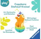 Ravensburger 4874 Play+ Musikalischer Stehauf-Kreisel: Capybara, Roly-Poly, Steh-auf-Männchen, Licht- und Sound-Spielz