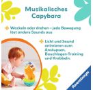 Ravensburger 4874 Play+ Musikalischer Stehauf-Kreisel: Capybara, Roly-Poly, Steh-auf-Männchen, Licht- und Sound-Spielz