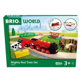 BRIO World - 36029 Rote Lola Bauernhof Zugset | Zugset für Kinder ab 3 Jahren