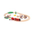 BRIO World - 36029 Rote Lola Bauernhof Zugset | Zugset für Kinder ab 3 Jahren