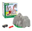 BRIO World - 36044 Tunnel mit Sprengfunktion | Zugset für Kinder ab 3 Jahren