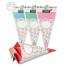 ABC CHAMPIONS Schultüten 35 cm faltbar, sortiert (1 Stück)