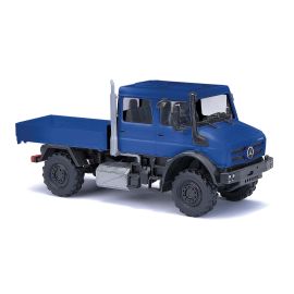 BUSCH H0 51082 Unimog U 5023 Doppelkabine, Blau
