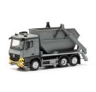 herpa - Mercedes-Benz Arocs M Absetzkipper AK 16, grau gelb