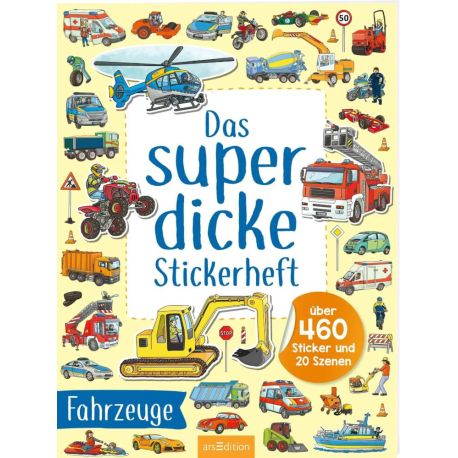 Das superdicke Stickerheft – Fahrzeuge