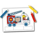 Mein großes Prickel-Starterset: Fahrzeuge - Mini-Künstler