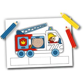Mein großes Prickel-Starterset: Fahrzeuge - Mini-Künstler