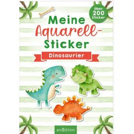 Meine Aquarell-Sticker – Dinosaurier
