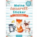 Meine Aquarell-Sticker – Tierkinder