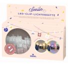 Smile LED-Clip-Lichterkette