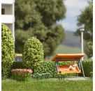 BUSCH H0 Action Set: Gartenschaukel An