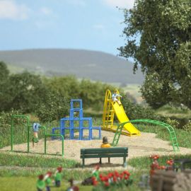 BUSCH H0 Action Set: Spielplatz