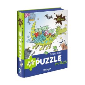 Die Olchis. Puzzle im Buch. Feuerstuhl. 300 Teile, Format 48 x 24 cm