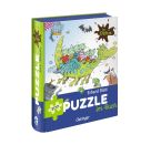 Die Olchis. Puzzle im Buch. Feuerstuhl. 300 Teile, Format 48 x 24 cm