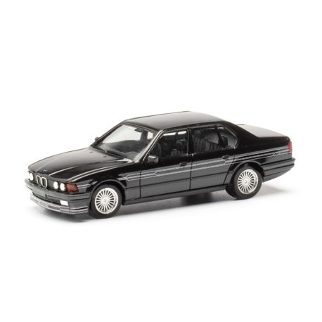 herpa - BMW Alpina B11 3,5, schwarz, Dekor silber