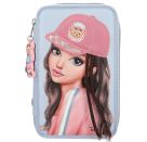 TOPModel 3 Fach Federtasche mit Applikation TEAM TEDDY