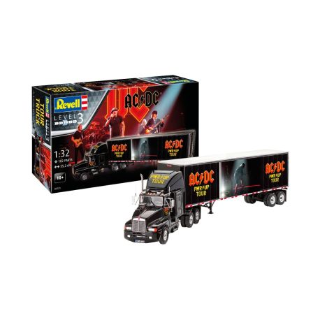 AC DC Tour Truck & Trailer Power Up, Revell Modellbausatz