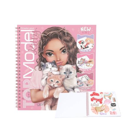 Create your TOPModel Kitty Malbuch