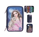 TOPModel 3 Fach Federtasche LED WOLF