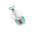 Schildkröt - Funsport - 2in1 Beachtoy Set, Schaufel + Kescher, rot-blau