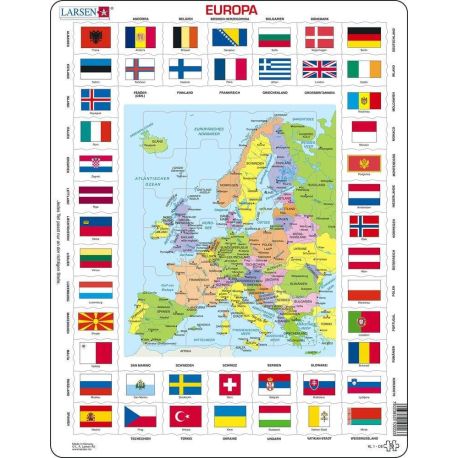 Puzzle - Europa Länder  u  Flaggen