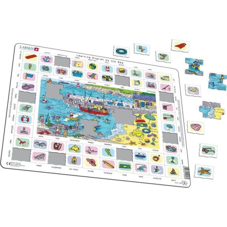 Puzzle - Learning English (3) by the sea