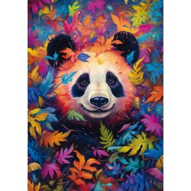 PU1000T.Pandabär im Regenbogenwald