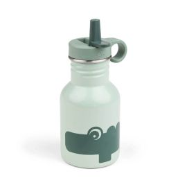 Edelstahl Flasche Croco Grün