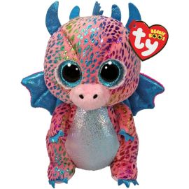 Ty BEANIE BOOS FLINT PURPLE DRAGON 15 CM
