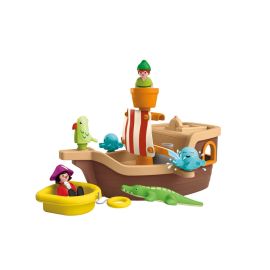 PLAYMOBIL 71769 JUNIOR & Disney: Peter Pans Piratenschiff mit Wasserspritzspaß