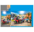 PLAYMOBIL 71825 Feuerwehr Quad löscht Heckenbrand