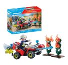 PLAYMOBIL 71825 Feuerwehr Quad löscht Heckenbrand