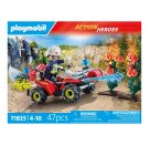 PLAYMOBIL 71825 Feuerwehr Quad löscht Heckenbrand