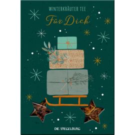 Grußkarte mit Tee - Cozy Christmas, sort. Grußkarte mit Tee - Cozy Christmas, sort.