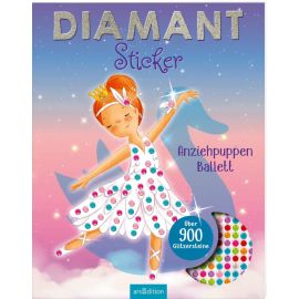 Diamantsticker Anziehpuppen – Ballett