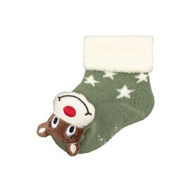 Sterntaler Baby Rasselsocken Weihnacht, eukalyptus, Gr. 16