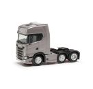 herpa - Scania CS 20 HD 6x2 Zugmaschine, grau