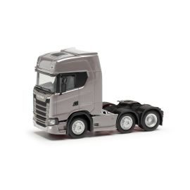 herpa - Scania CS 20 HD 6x2 Zugmaschine, grau