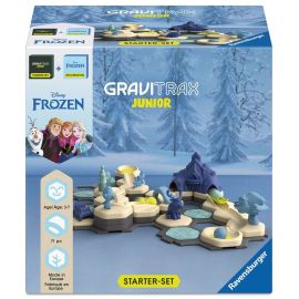 Ravensburger 73385 GraviTrax Junior Starter-Set Disney Frozen, Murmelbahn für Kinder ab 3 Jahren, mit Spielfiguren aus