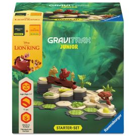 Ravensburger GraviTrax Junior Starter-Set Disney Lion King 73437 - Murmelbahn für Kinder ab 3 Jahren, mit Spielfiguren