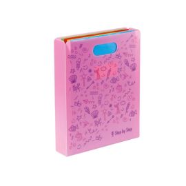 Heftbox mit Tragegriff, Pink