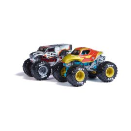 MNJ Monster Jam 2-Pack 1:64 Marvel