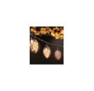 Lichterkette Goldzapfen